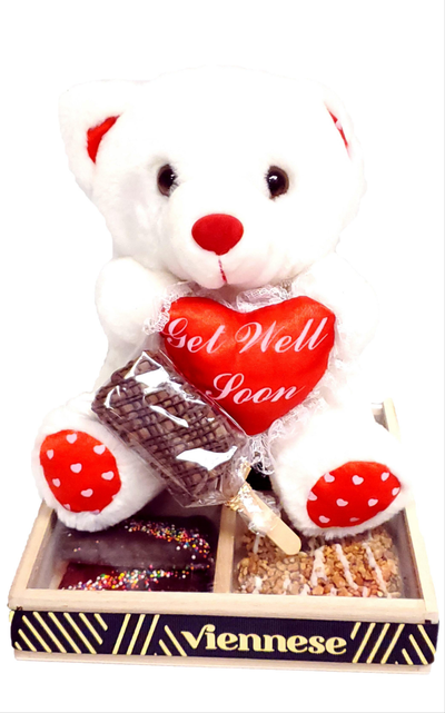 Get Well Soon Chocolate Bear