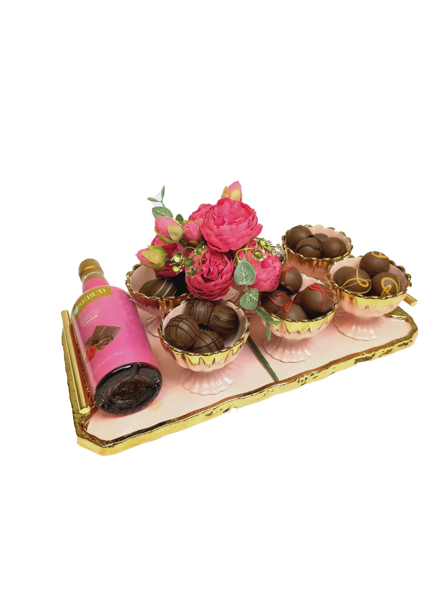 Shavuot Flower Choclolate arrangment Dairy