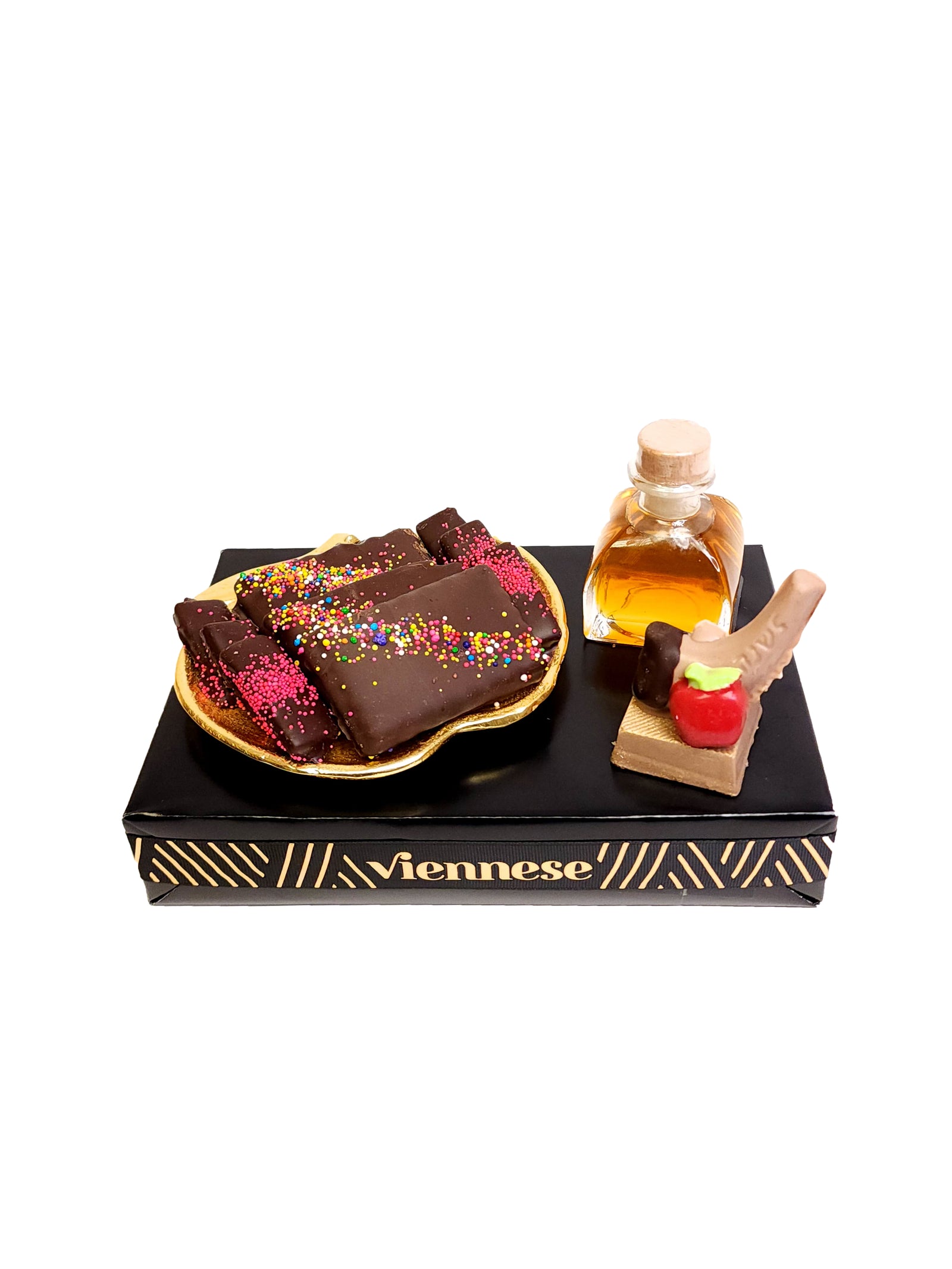 Rosh Hashanah Apple Dish Chocolate Honey Gift Arrangement