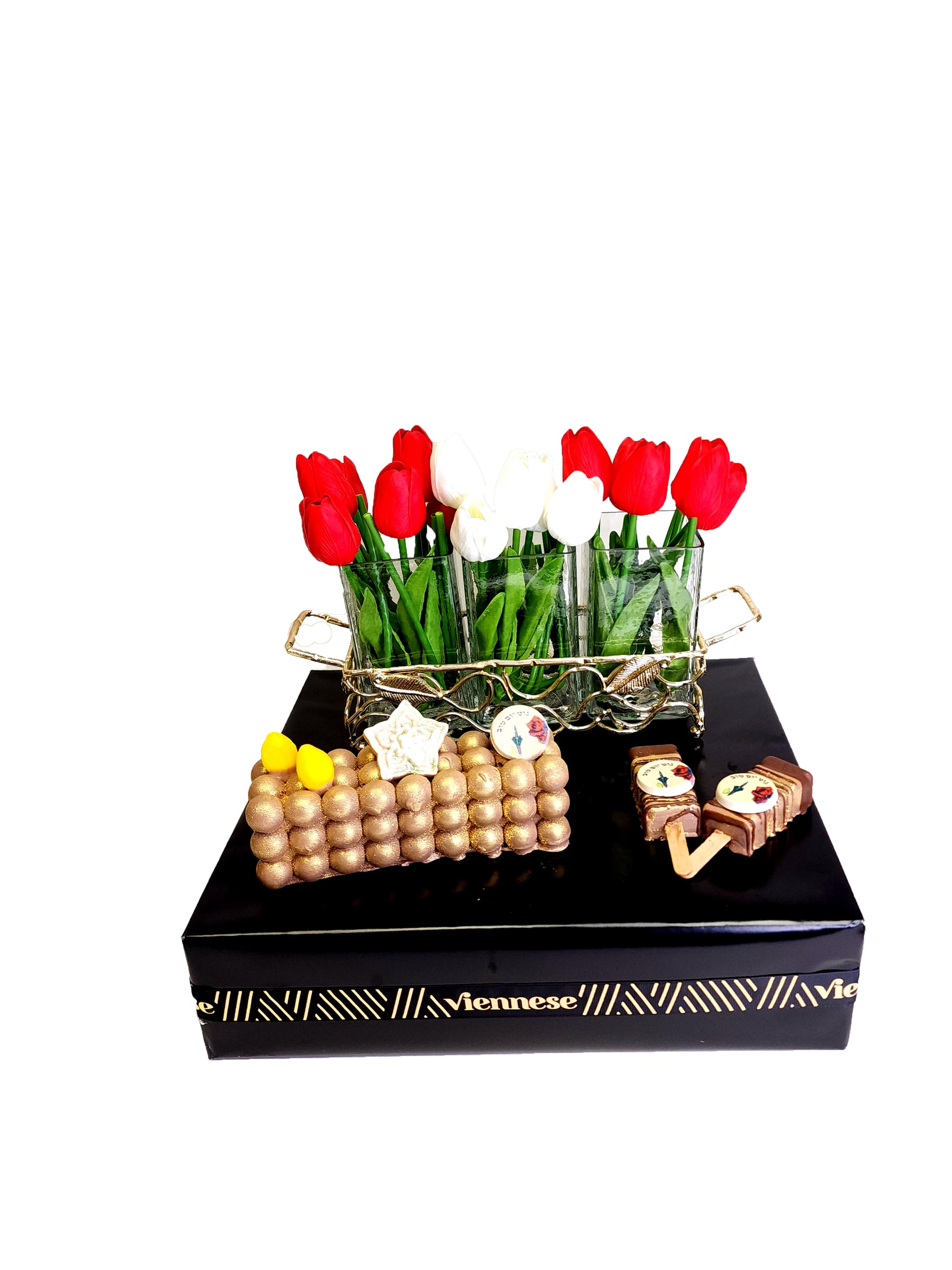 Sukkahs Elegant Cutlery Holder Chocolate Flowers Gift Arrangement