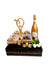 Sukkahs Elegant Gold 4pc Dip Set Chocolate Gift Arrangement