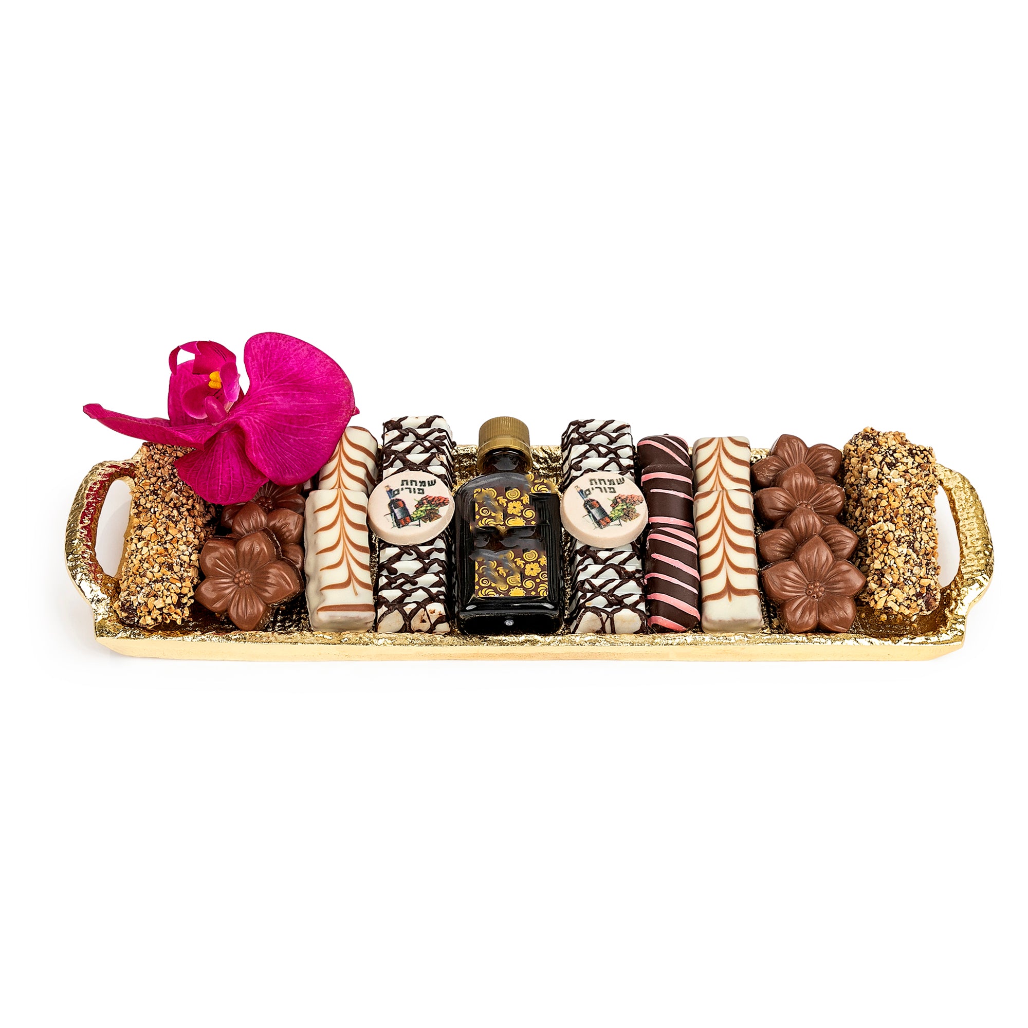 Purim Gift Elegant Chocolate Arrangement Basket Mishloach Manos