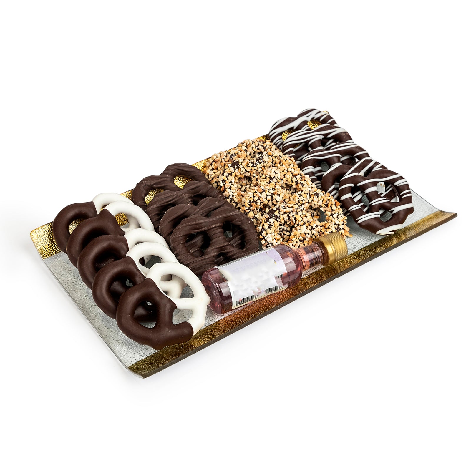 Purim Gift Pretzel Platter Basket Mishloach Manos