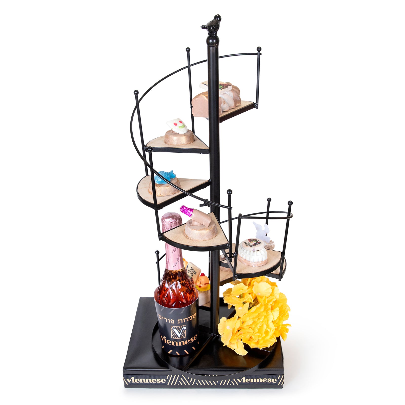 Round Steps Chocolate Purim Gift Basket