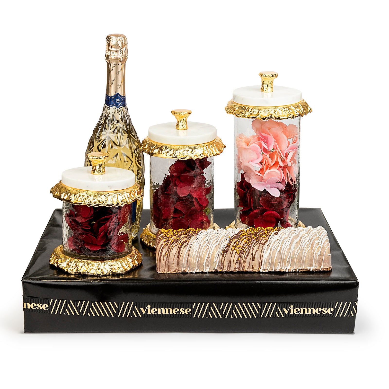 3 Pc Canister Set Chocolate Purim Gift Basket