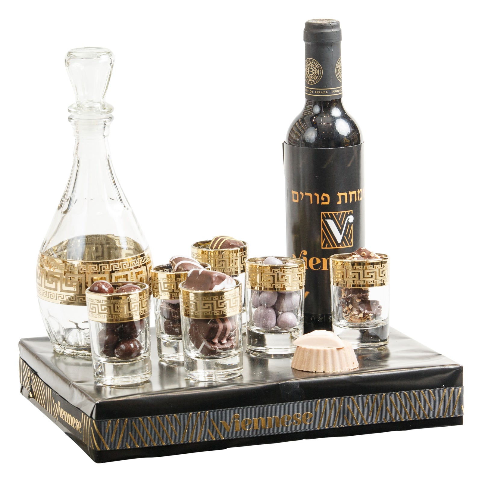 Shot Cups Chocolate Purim Gift Basket
