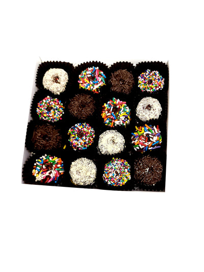 Chanukah 16pc Chocolate Mini Donuts Gift Box