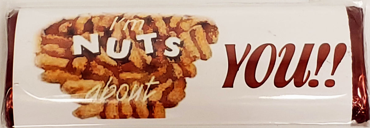 Im Nuts About You Chocolate Message