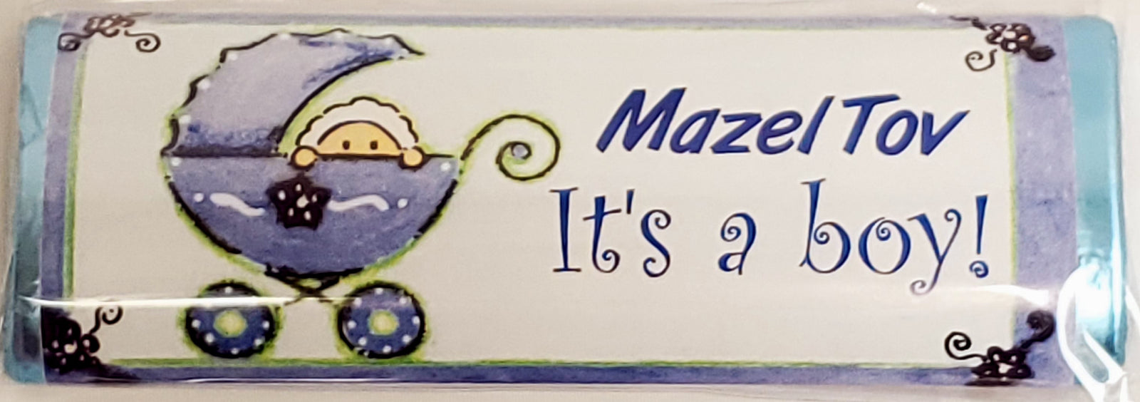 Mazel Tov Its A Boy Chocolate Message