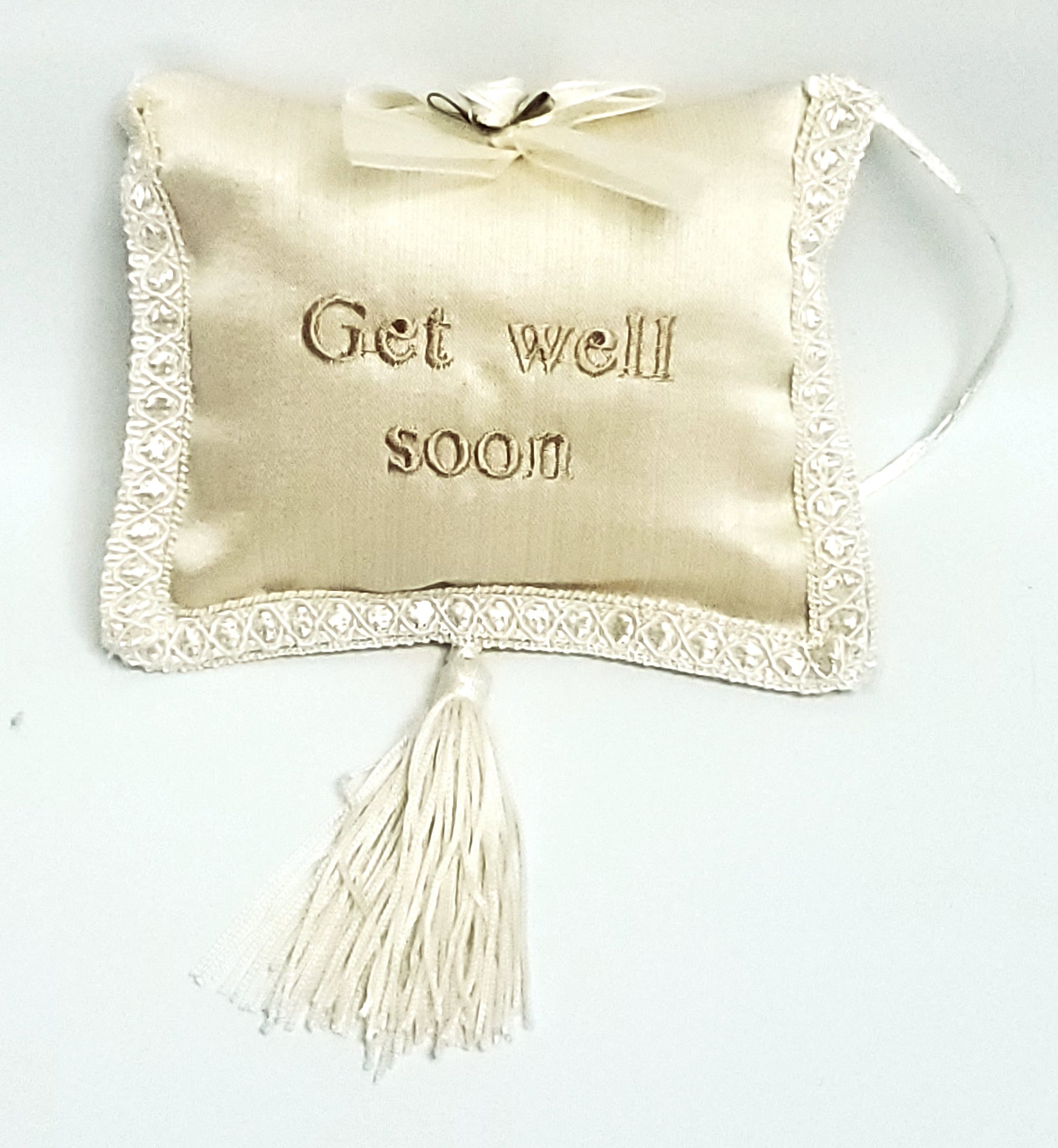 Get Well Soon Pillow With Tassel
