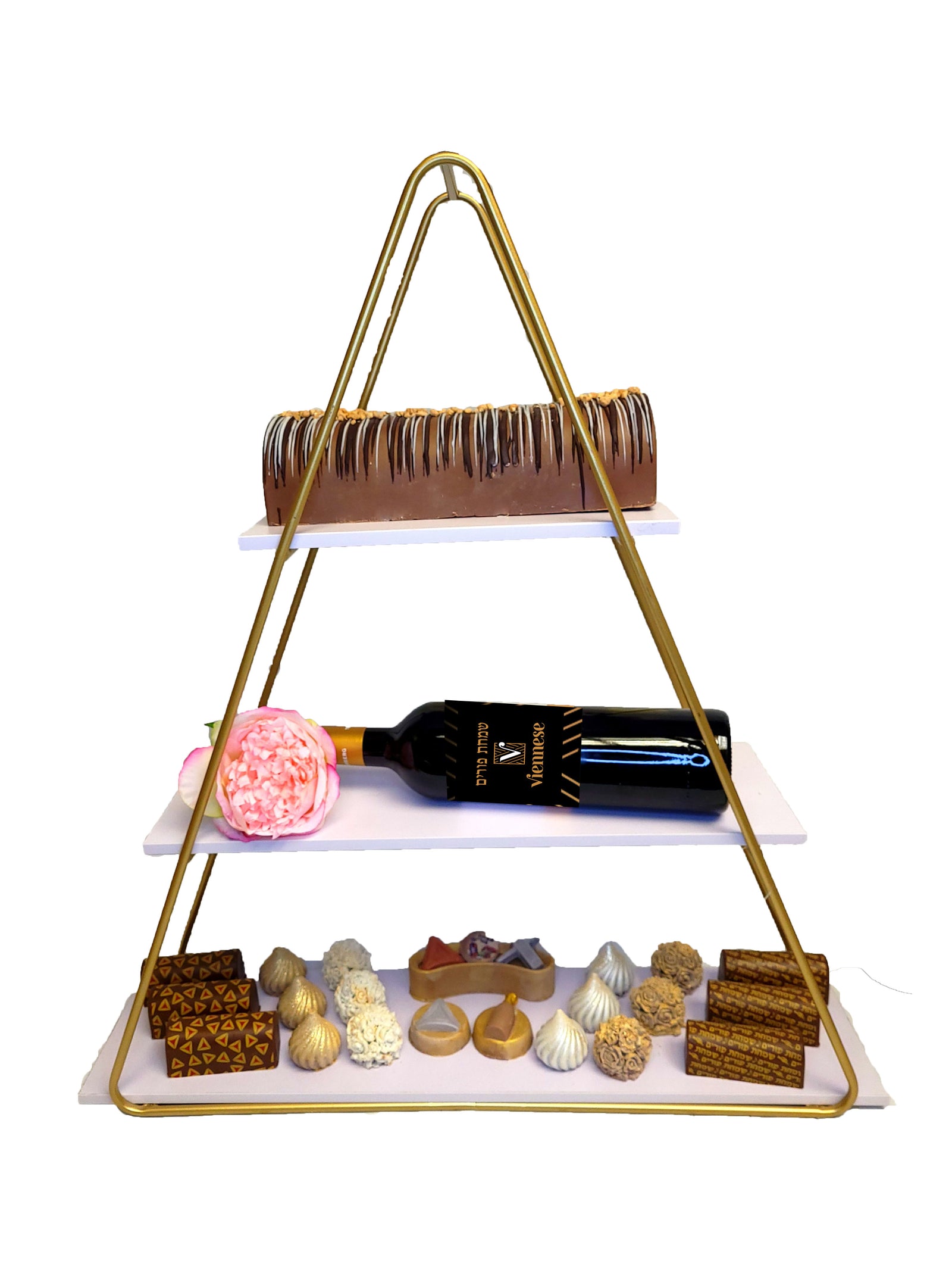 Purim Chocolate Triangle Gift Set Gift Mishloach Manos