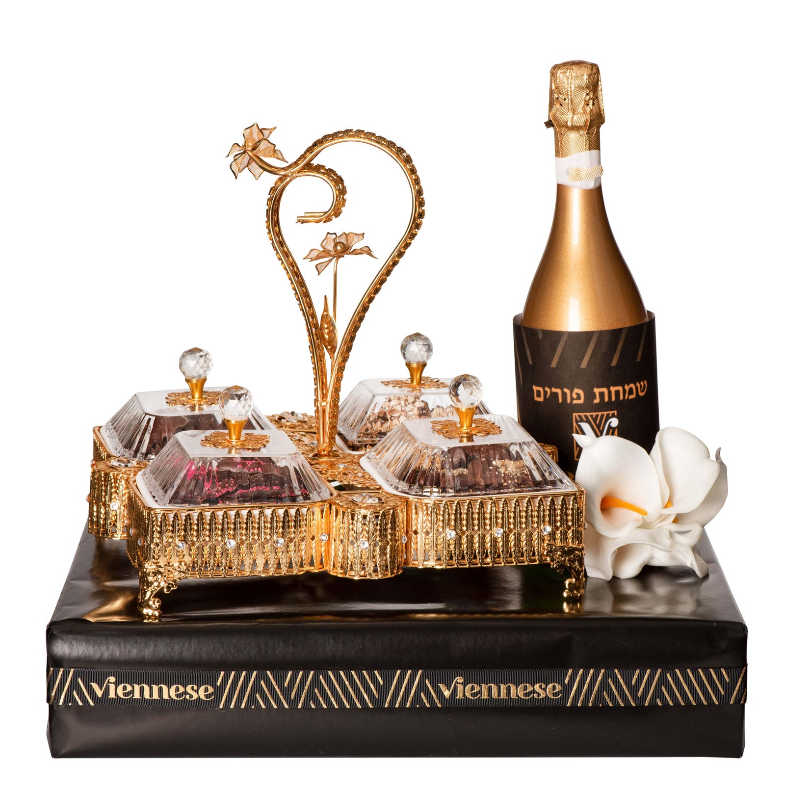 Purim Chocolate Dipper Gift Basket Mishloach Manos