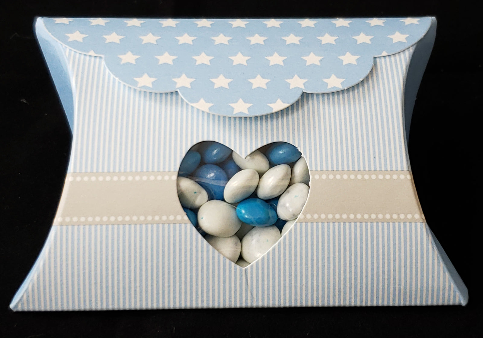 Baby Blue Pillow window Box Vacht Nacht,