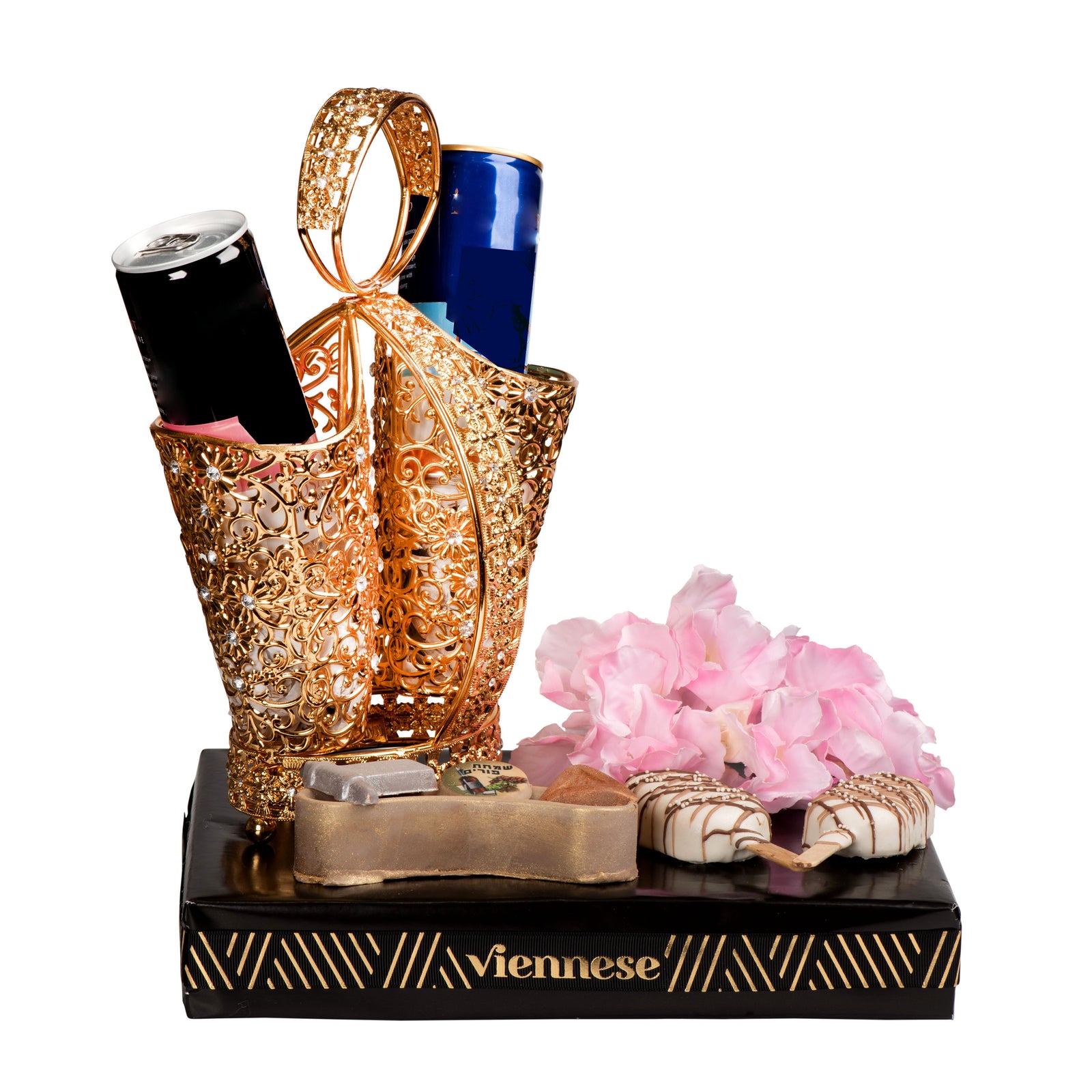 Purim Pretty Presentation Gift Basket Mishloach Manos