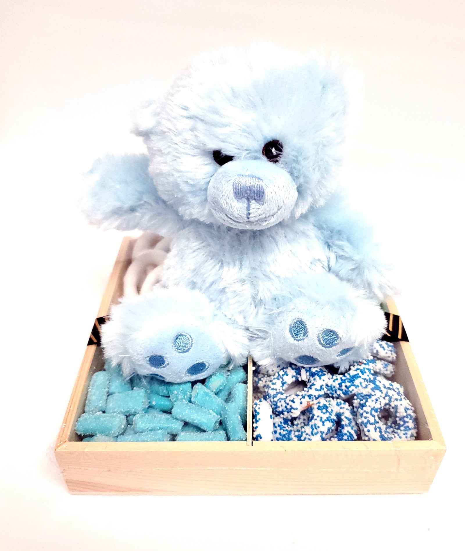 BABY BOY 4 SECTION WITH BEAR