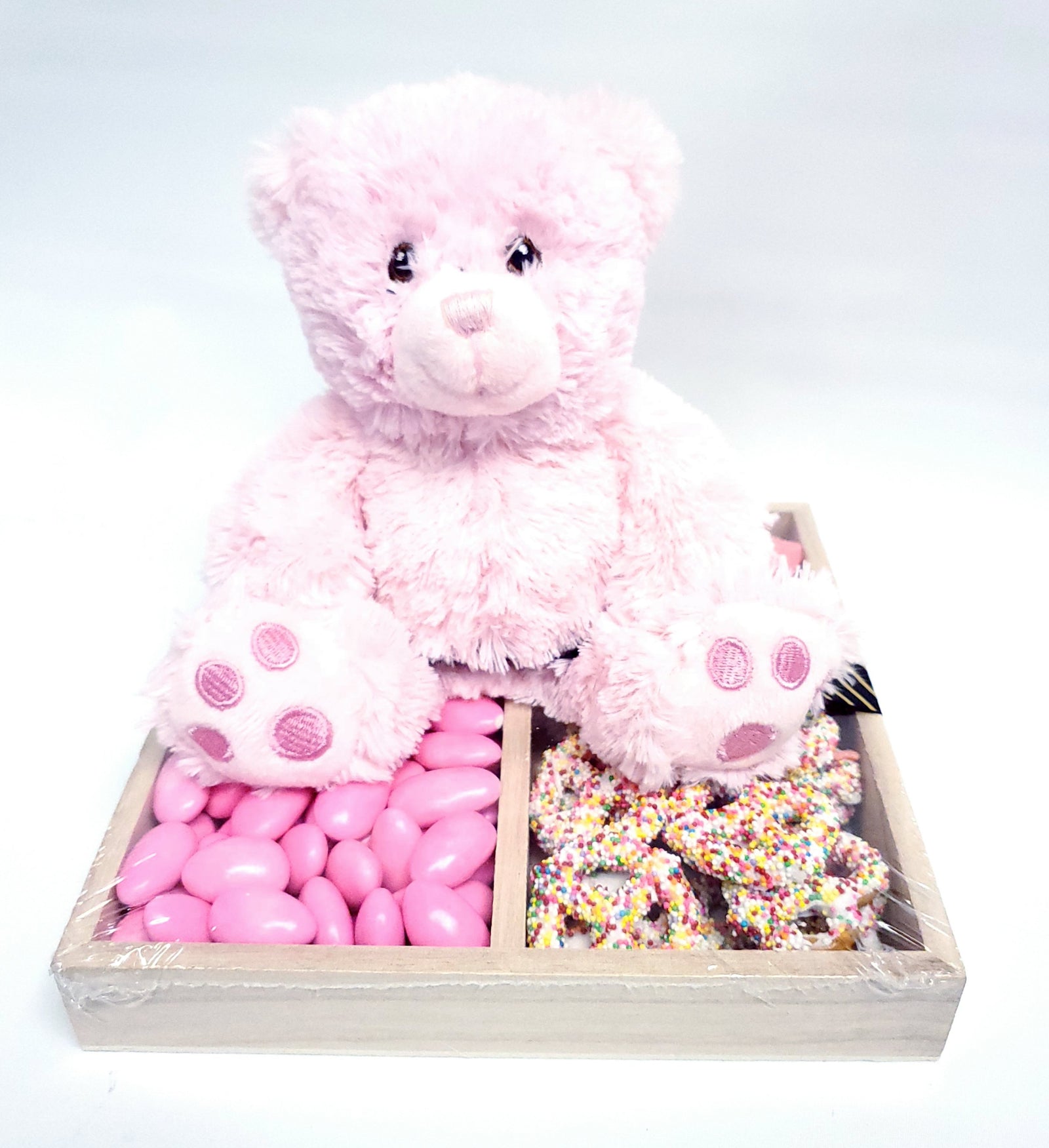 BABY GIRL 4 SECTION WITH BEAR