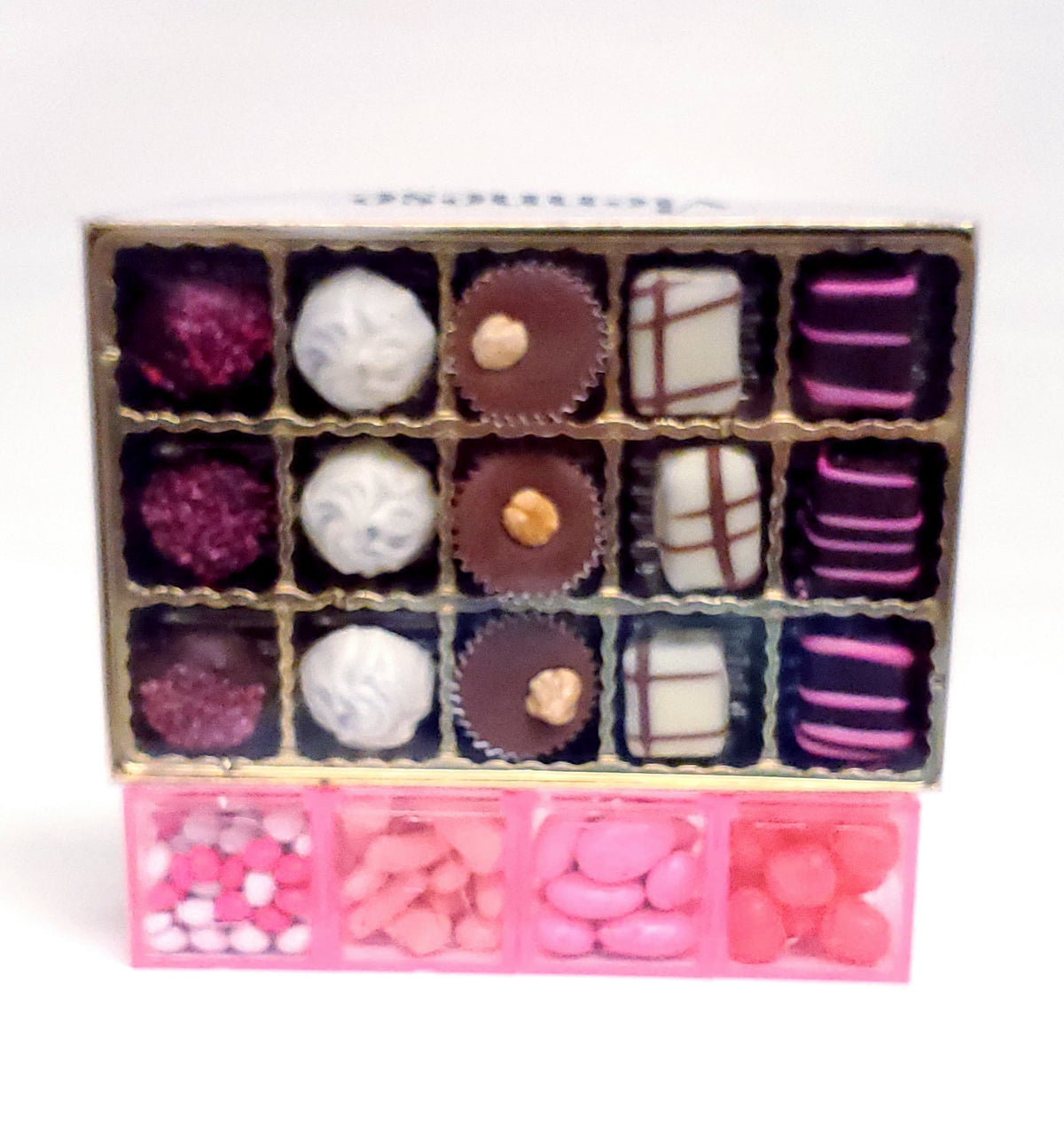 BABY GIRL 15PC  CHOCOLATE WITH CUBES