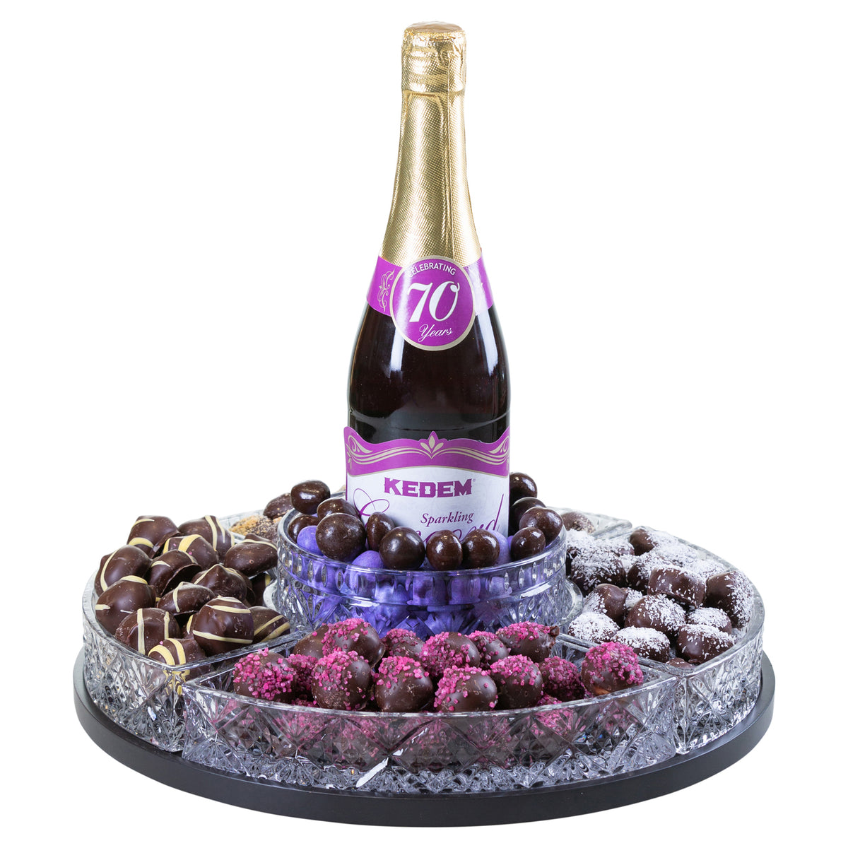 Chocolate Sweets All Around 5 Section Turntable