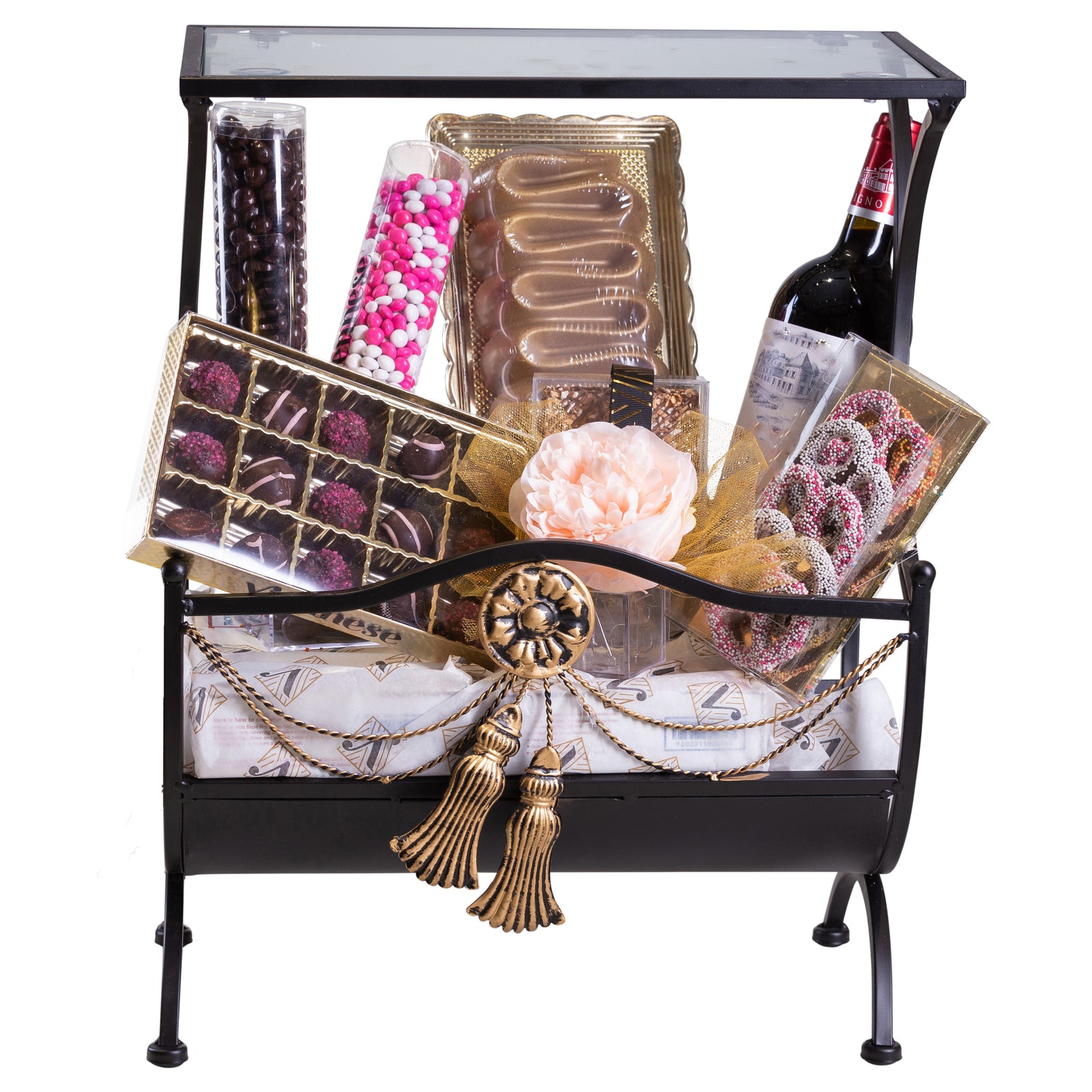 Purim Viennese Server Gift Basket Mishloach Manos