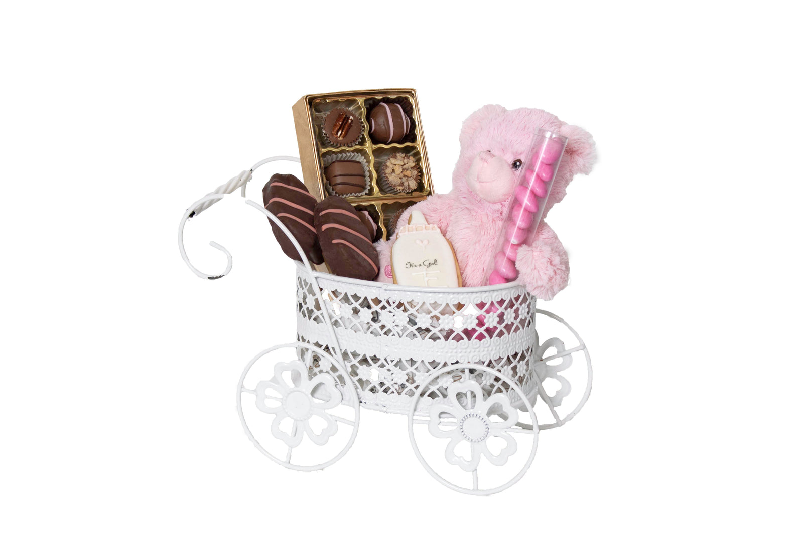 BABY GIRL CARRIAGE MILK CHOCO