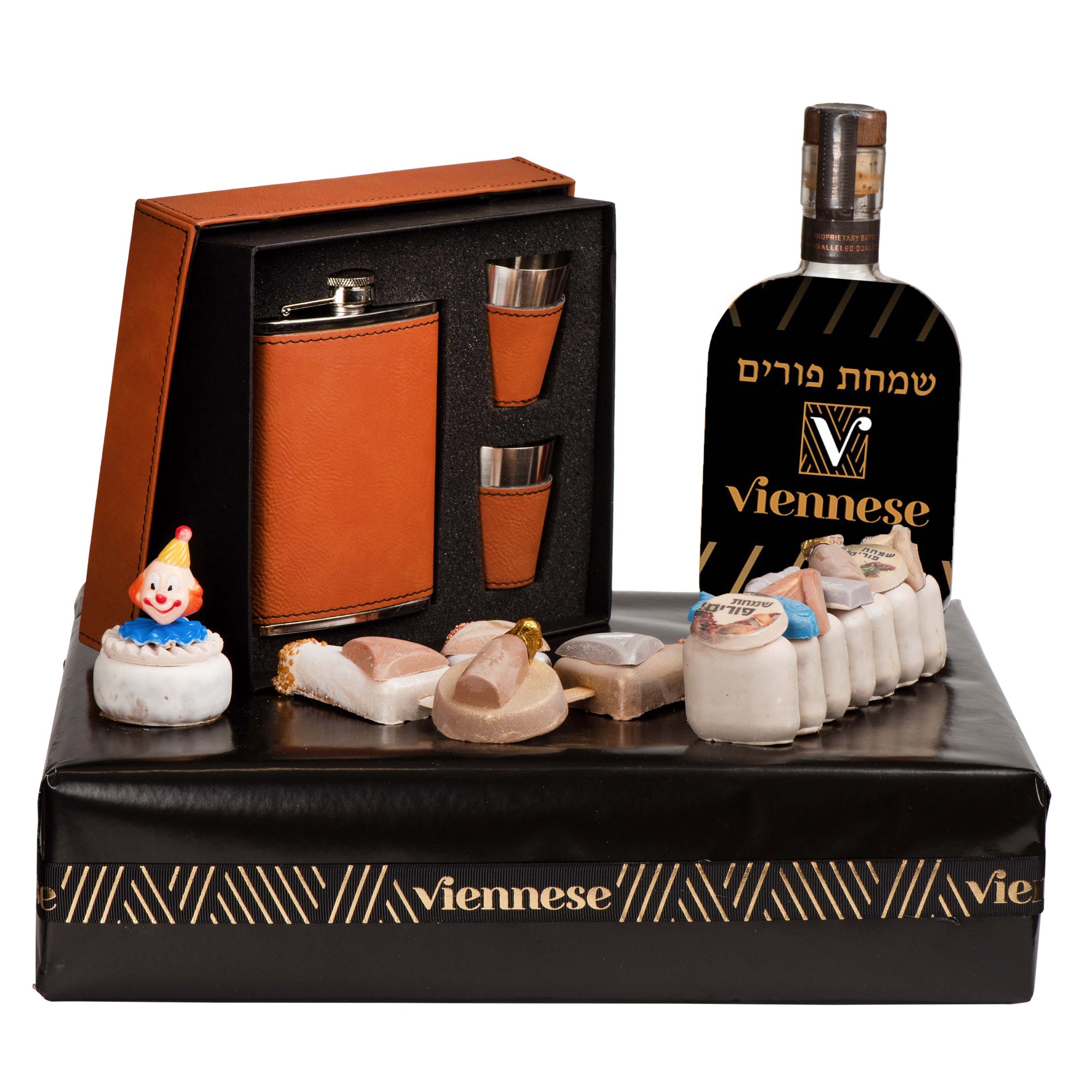 Purim Viennese Party Gift Basket Mishloach Manos