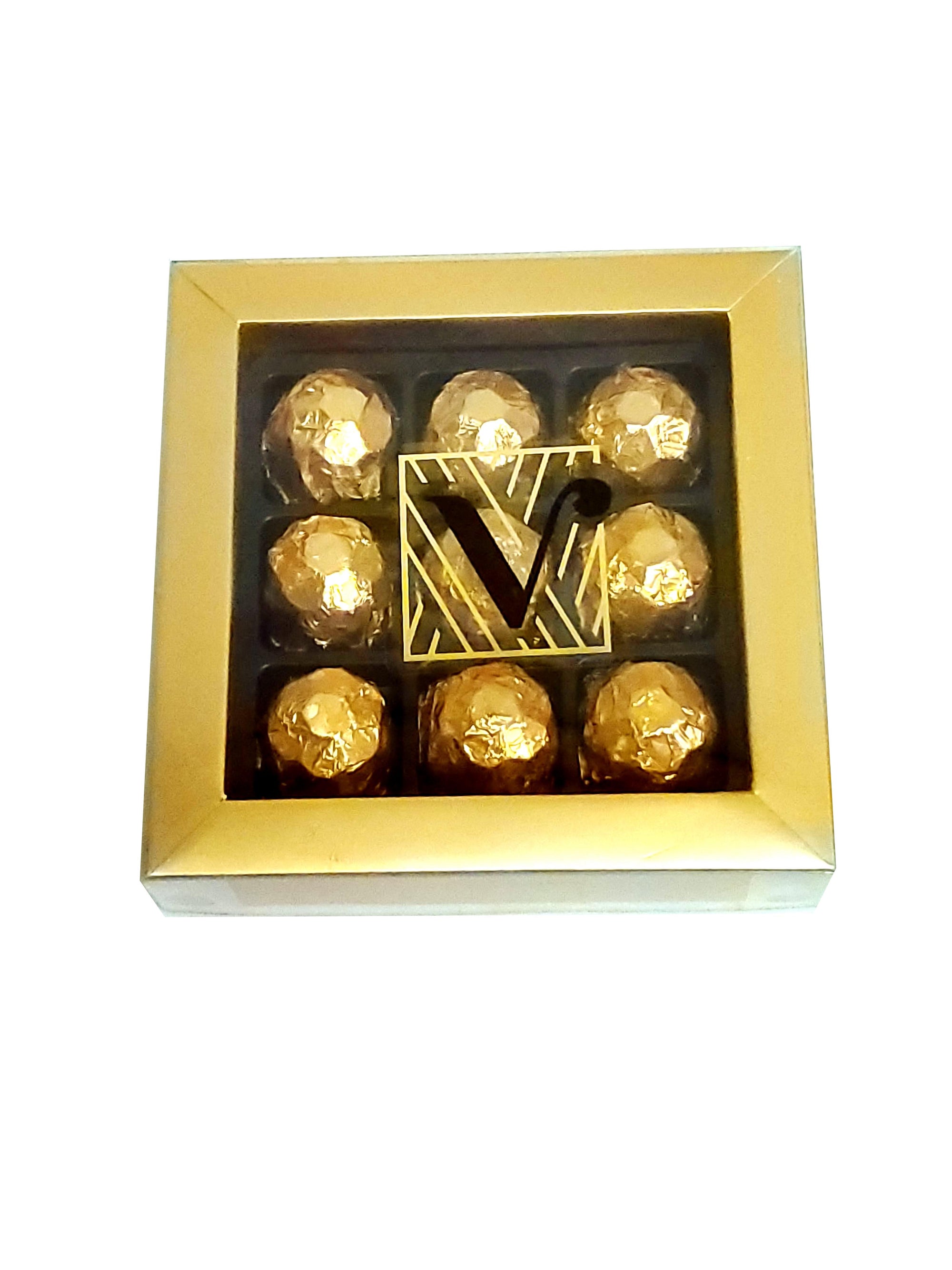 Window Chocolate Gift box Gold