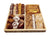 Wood 4 sectional mega Chocolate platter