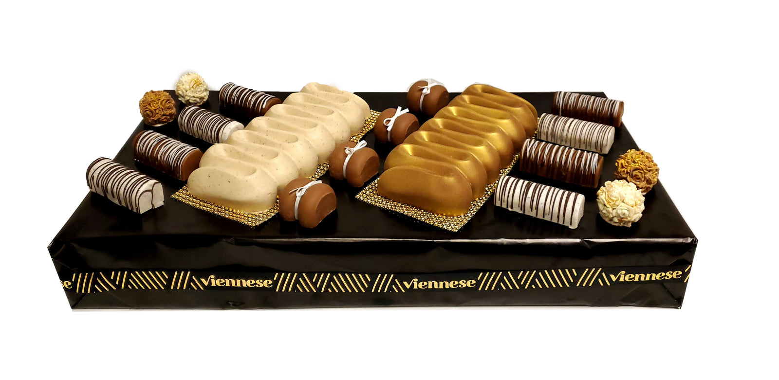 maga simcha chocolate arrangment (2 logs)