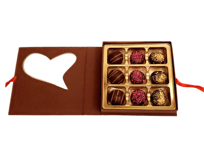 Heart Gift Box Parve red