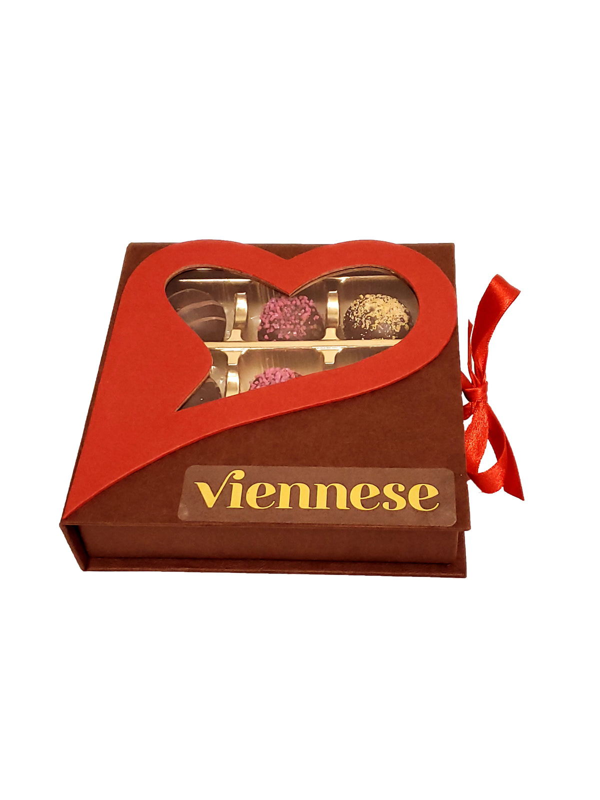 Heart Gift Box Parve red