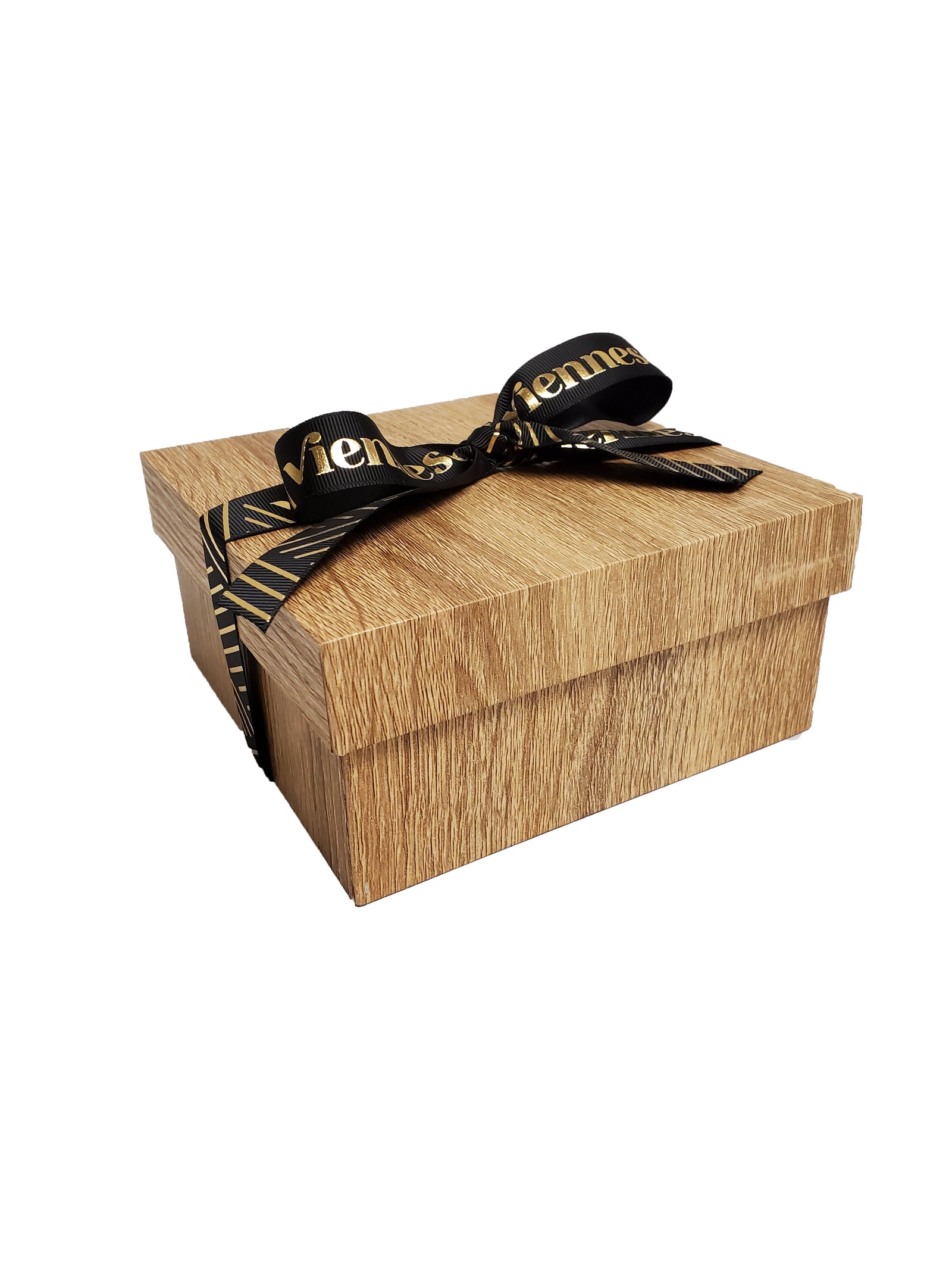 wood look 2 tiere Chocolate box