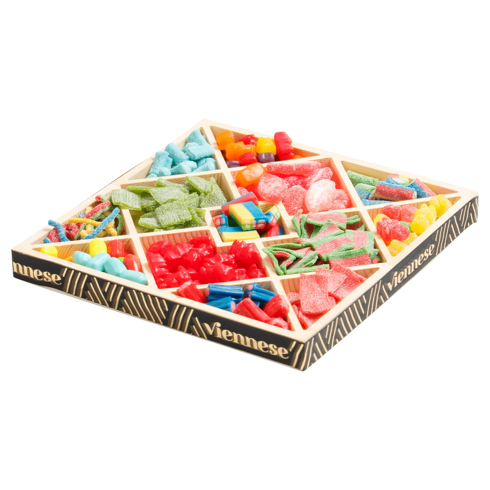 13 section chocolate platter