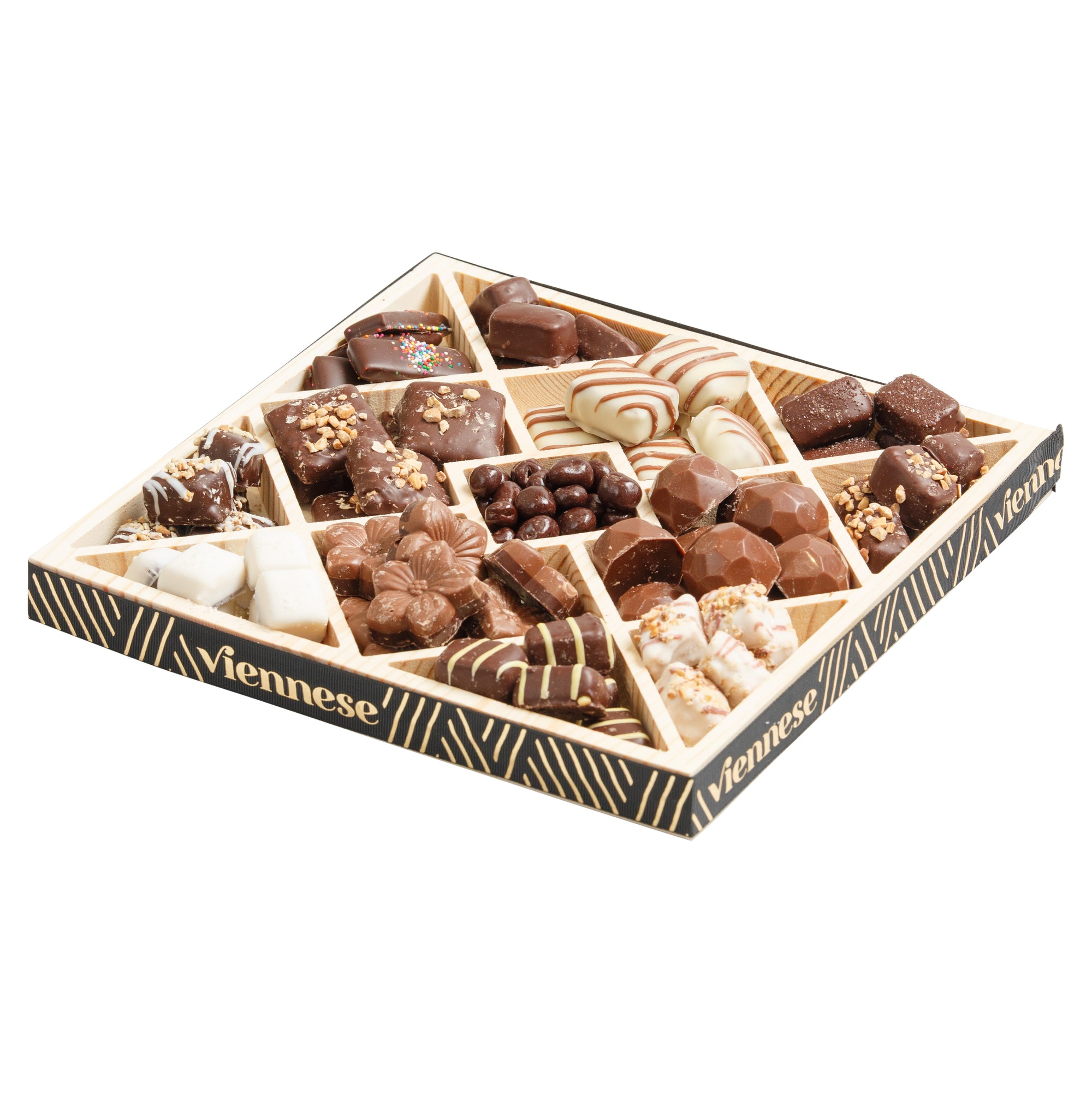 13 section chocolate platter
