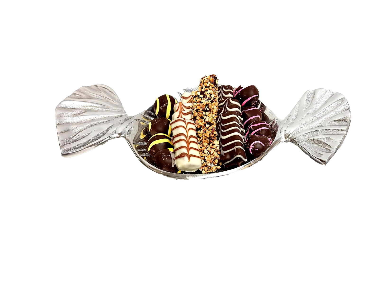 candy cluster choclate tray