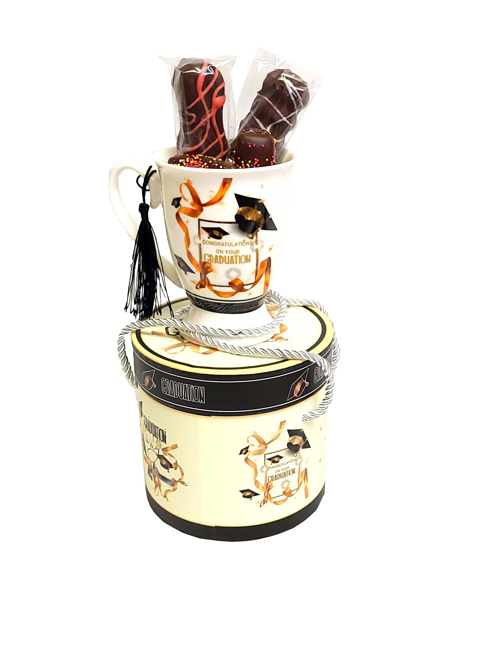 congradulation box and cup