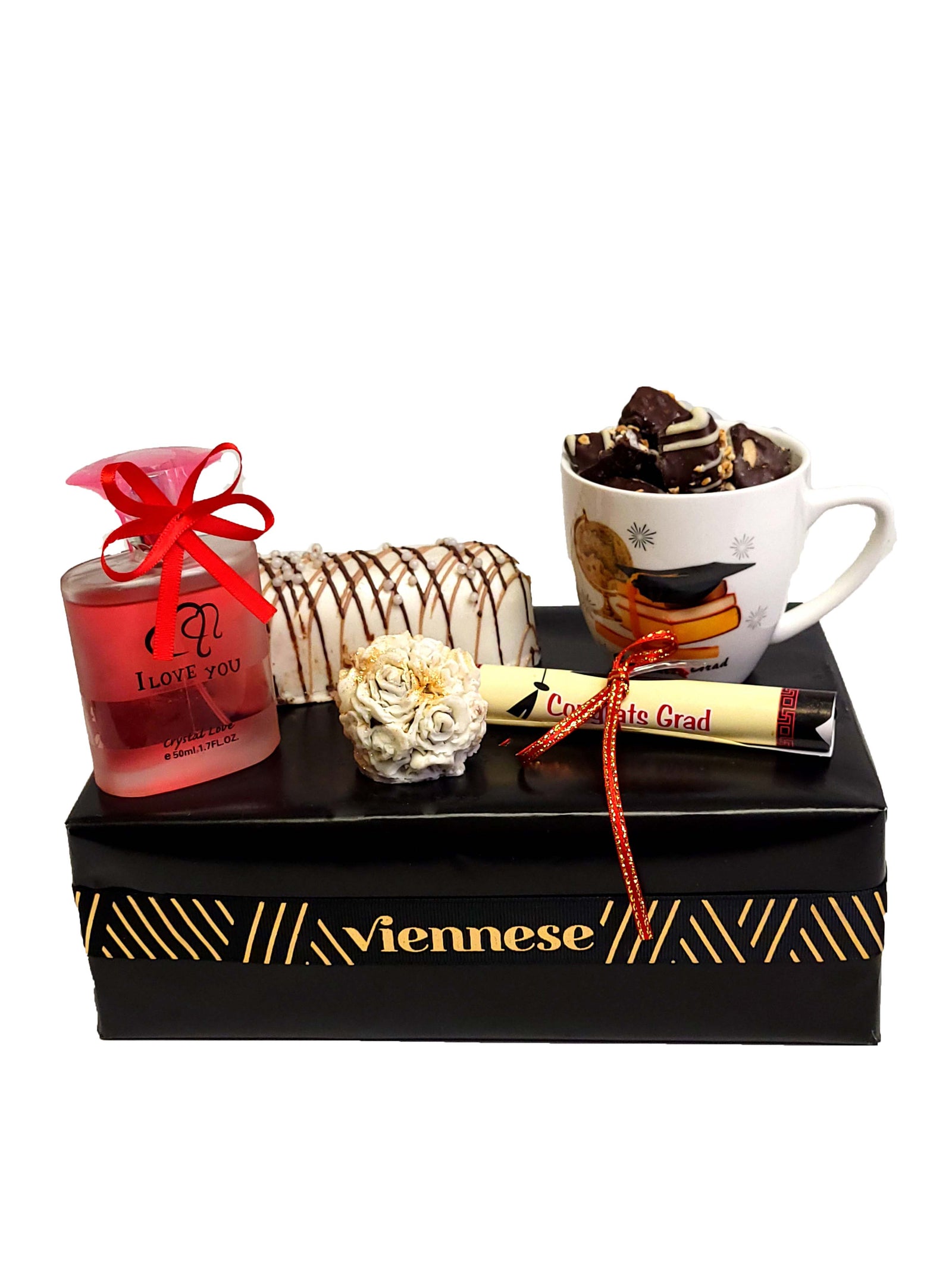 Graduation Congratulations I love you Gift Chocolate Arrangement