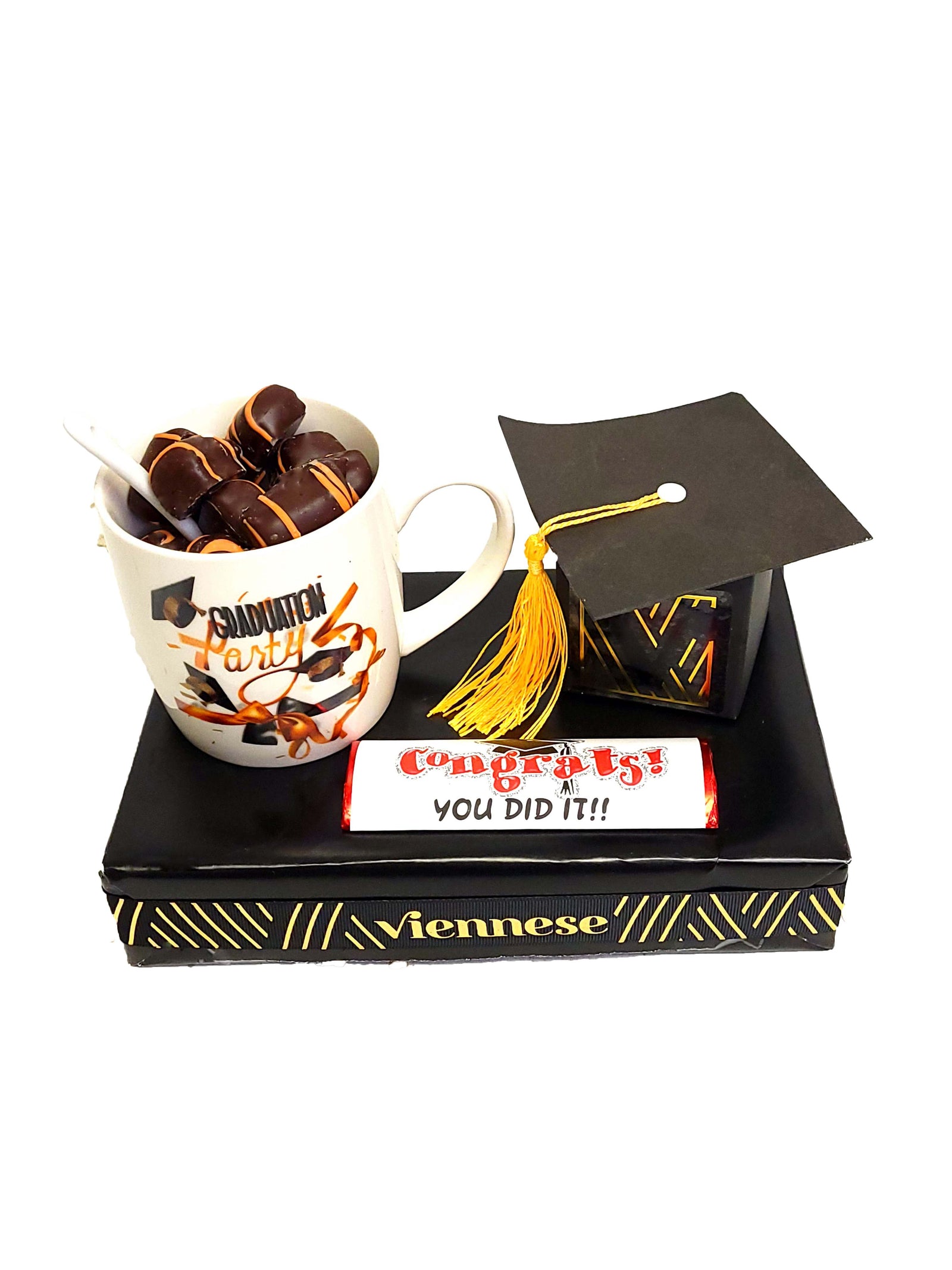 congradulation cup and hat