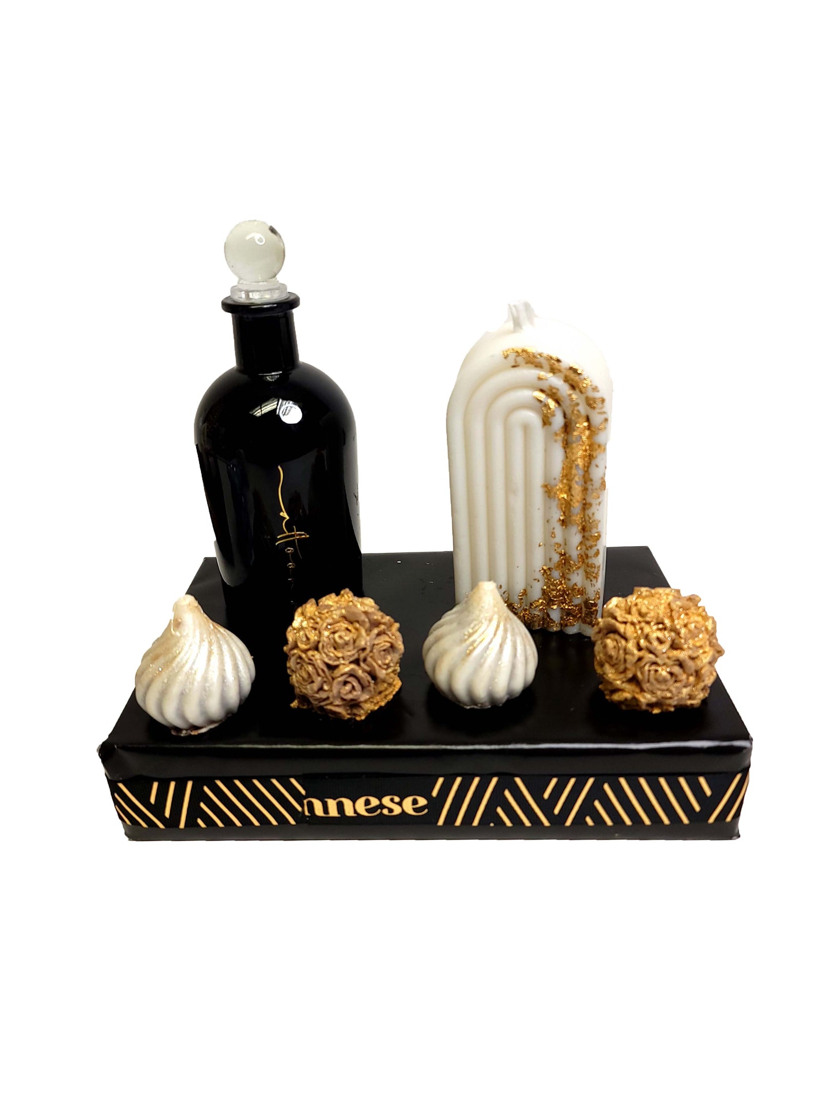 havdulah set whute and gold rainbow