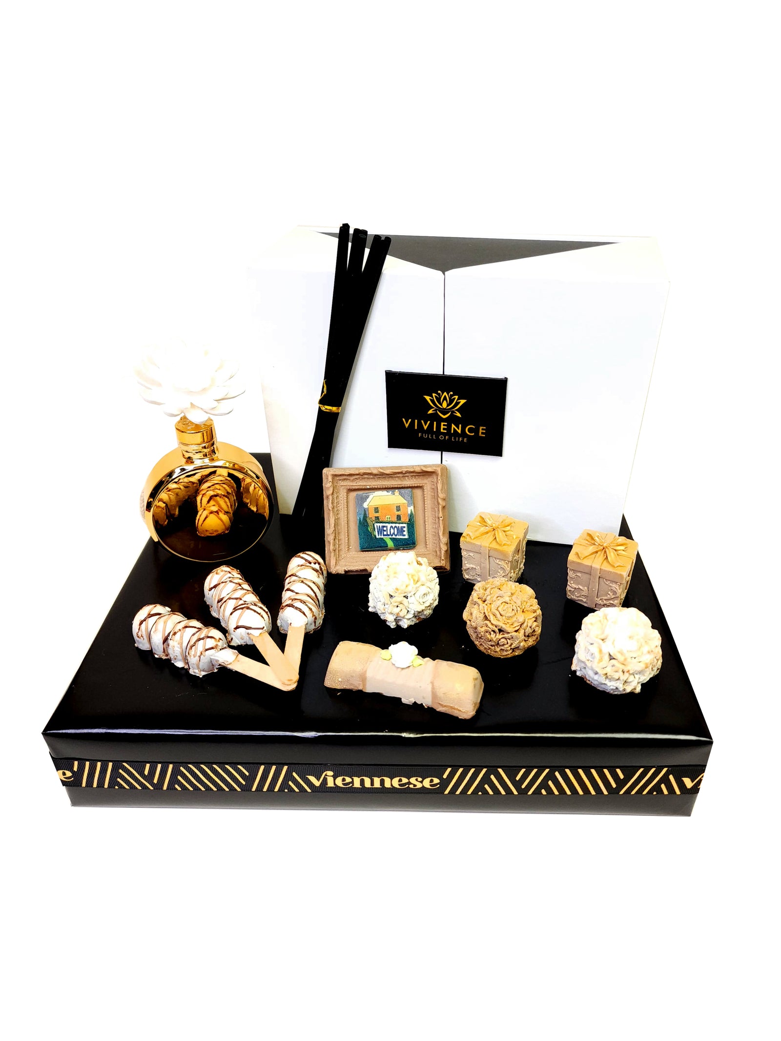 Elegant Diffuser Chocolate Gift Welcome Arrangement 2